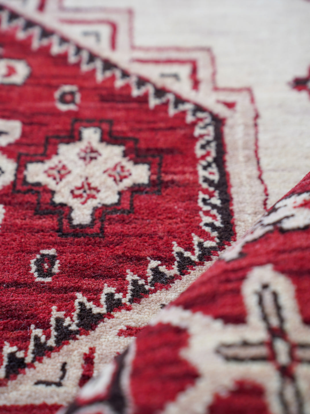 Afghan Hand Knotted Silk Wool Oriental Heritage Motif Rug