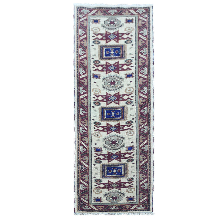 Afghan Hand Knotted Silk Wool Oriental Geometric Star Medallion Rug