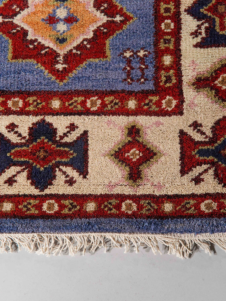 Afghan Hand Knotted Silk Wool Oriental Classic Medallion Rug