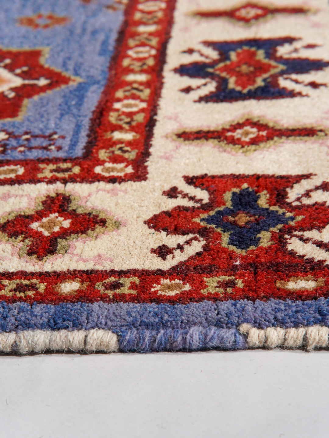 Afghan Hand Knotted Silk Wool Oriental Classic Medallion Rug