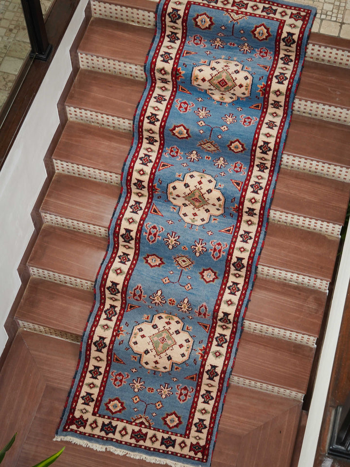 Afghan Hand Knotted Silk Wool Oriental Classic Medallion Rug
