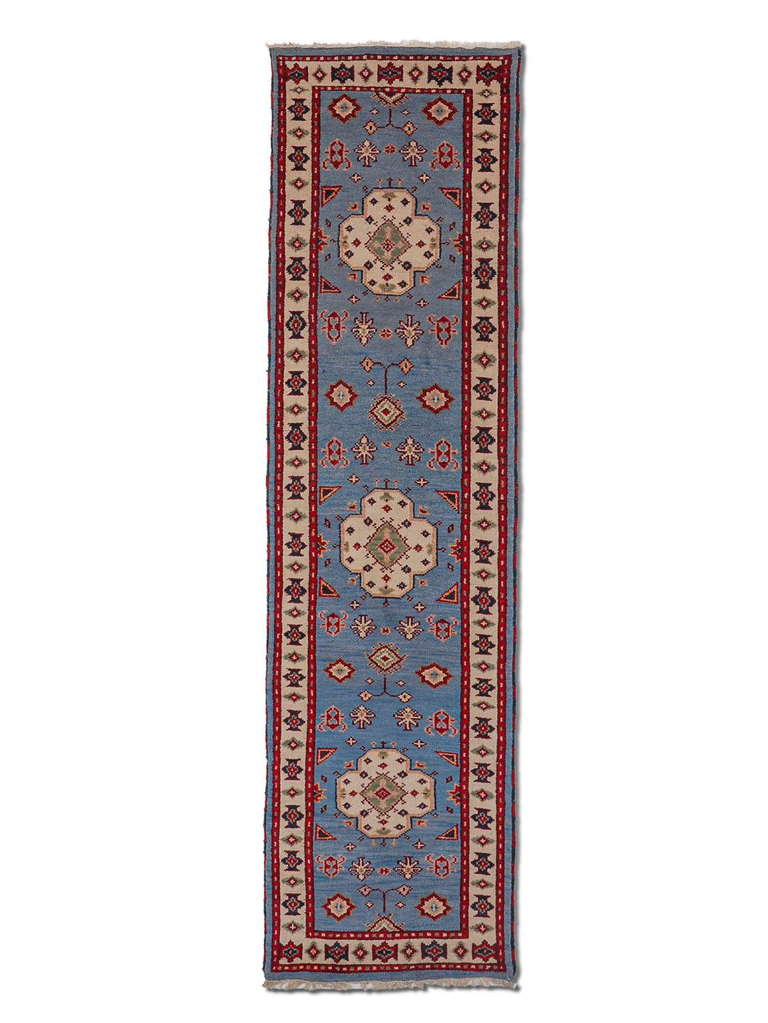 Afghan Hand Knotted Silk Wool Oriental Classic Medallion Rug