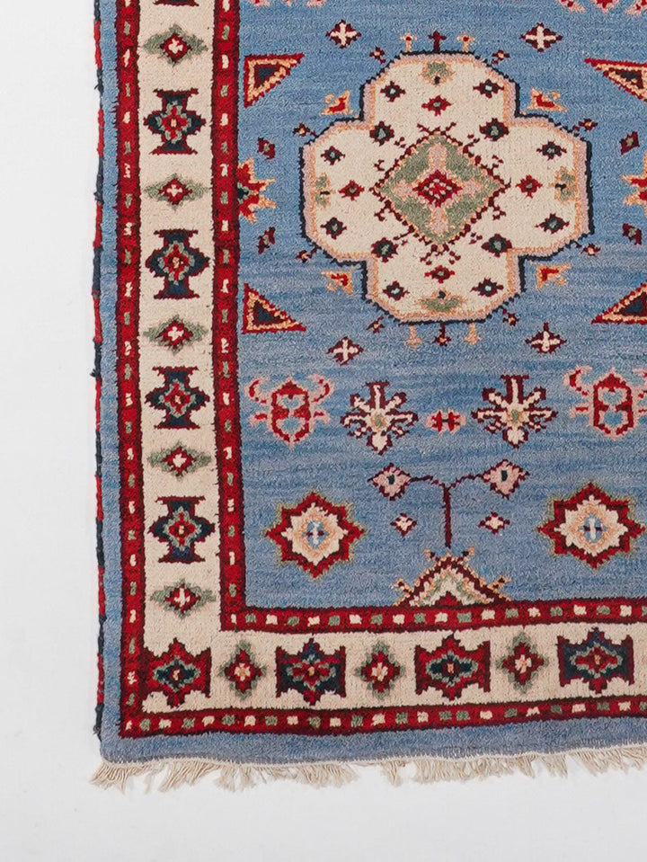 Afghan Hand Knotted Silk Wool Oriental Classic Medallion Rug