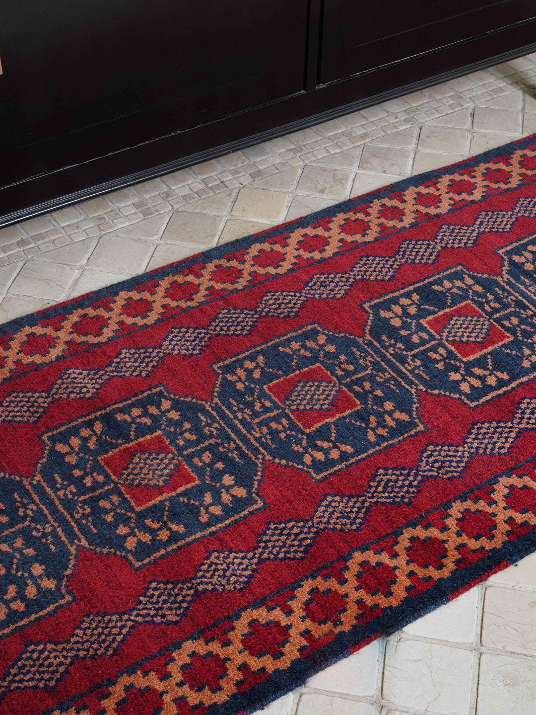 Afghan Hand Knotted Silk Wool Oriental Tribal Medallion Rug