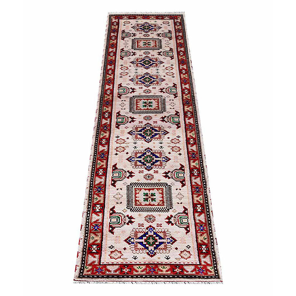 Afghan Hand Knotted Silk Wool Oriental Heritage Medallion Rug