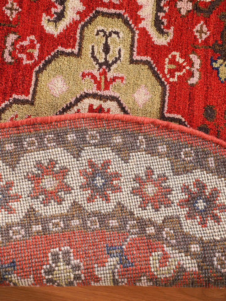 Hand Knotted Afghan Silk And Wool Oriental Rug
