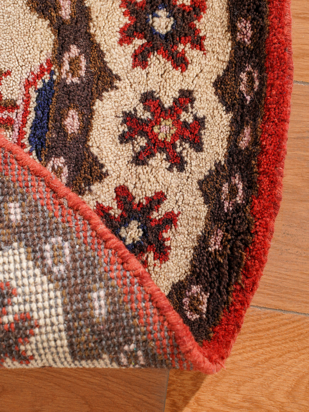 Hand Knotted Afghan Silk And Wool Oriental Rug