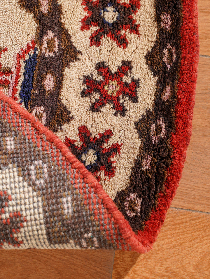 Hand Knotted Afghan Silk And Wool Oriental Rug