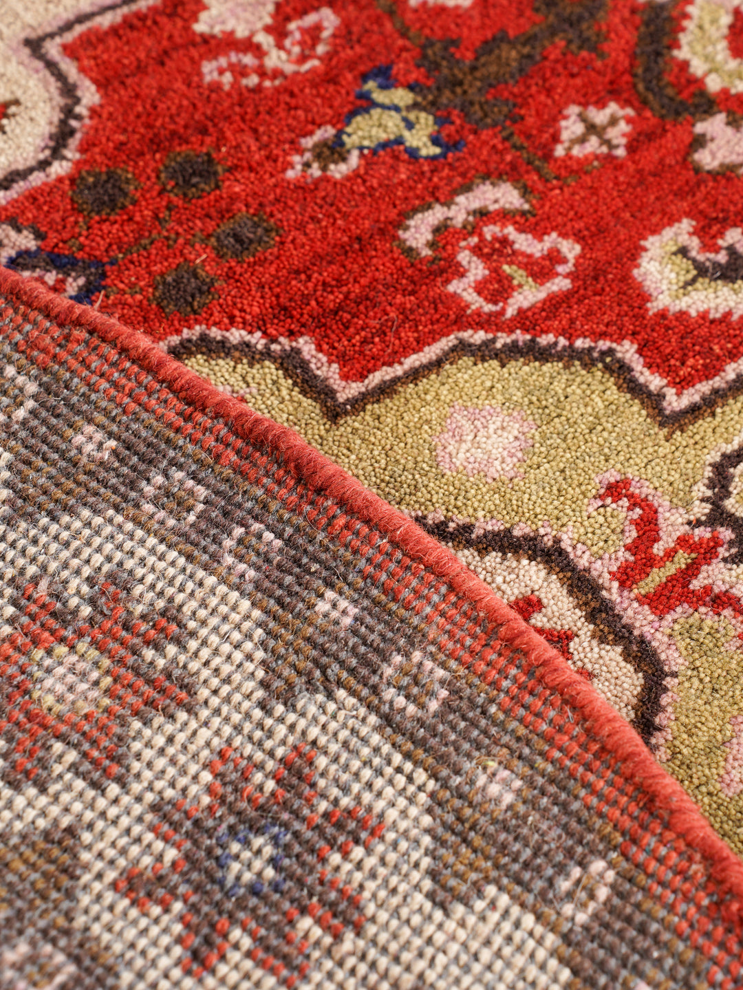 Hand Knotted Afghan Silk And Wool Oriental Rug