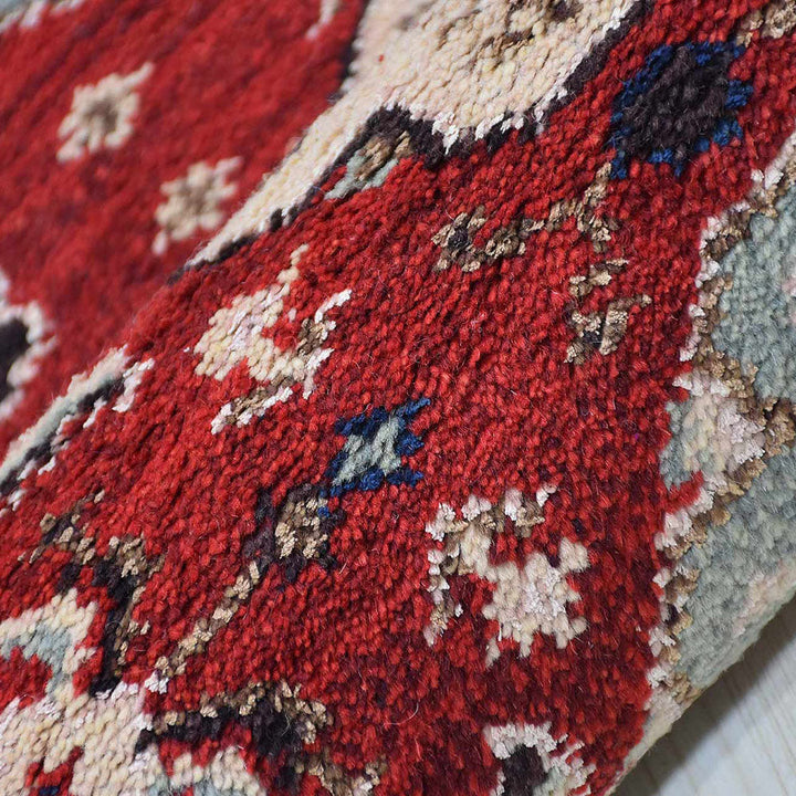 Hand Knotted Afghan Silk And Wool Oriental Rug