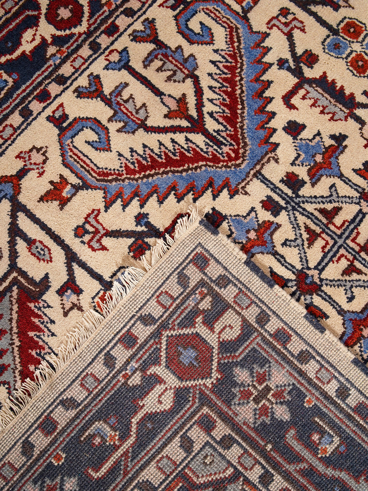 Afghan Hand Knotted Silk Wool Oriental Medallion Rug