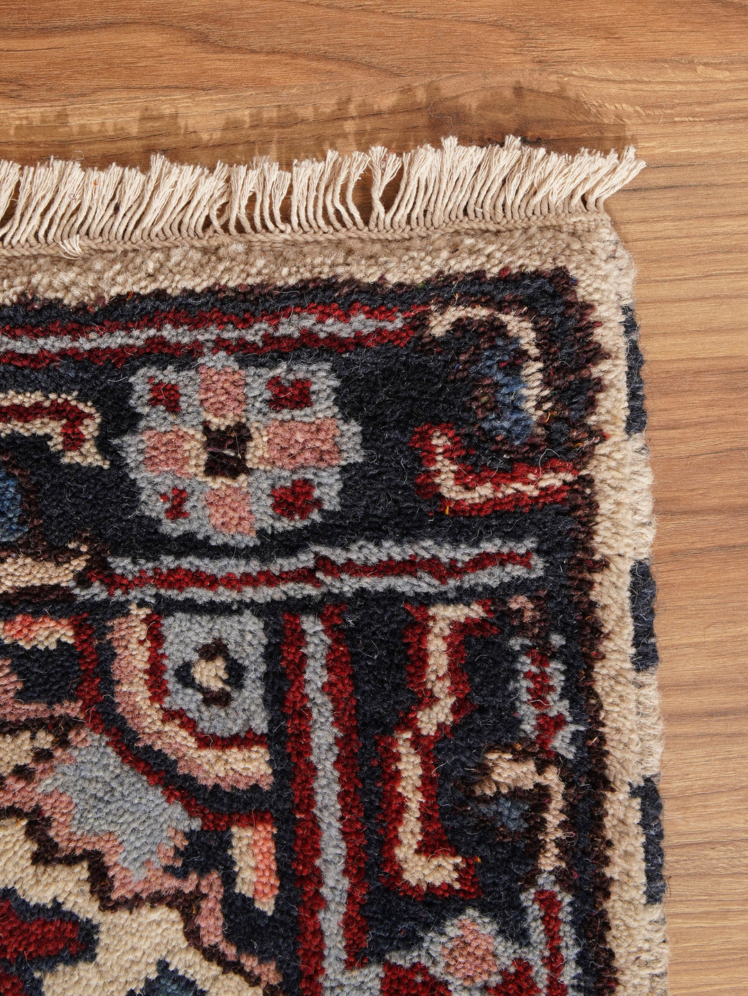 Afghan Hand Knotted Silk Wool Oriental Medallion Rug