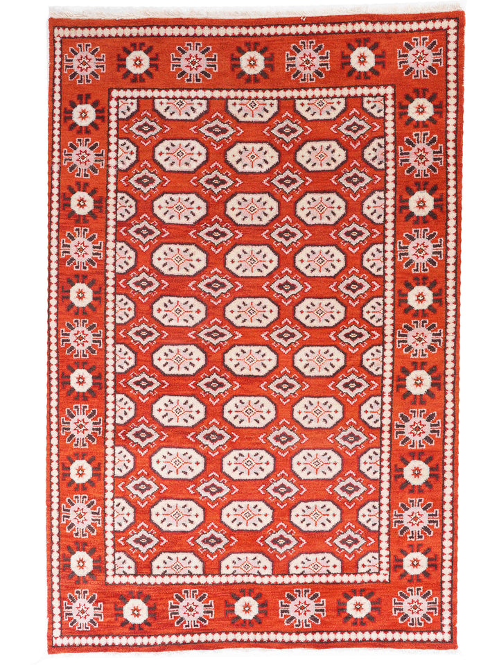 Hand Knotted Afghan Oriental Rug