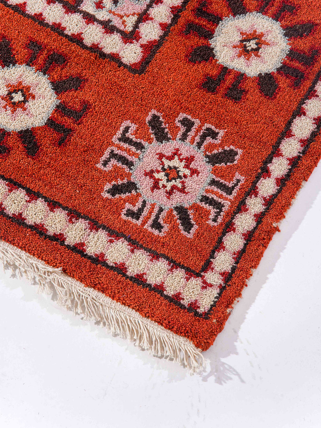Hand Knotted Afghan Oriental Rug