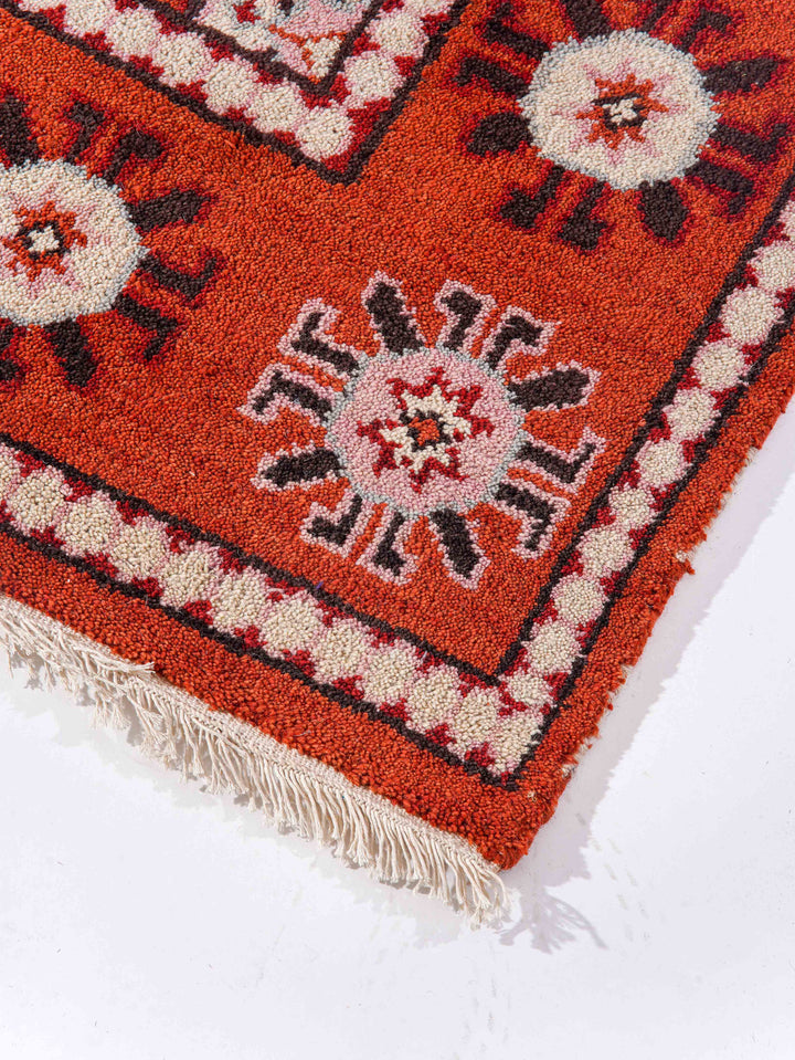 Hand Knotted Afghan Oriental Rug