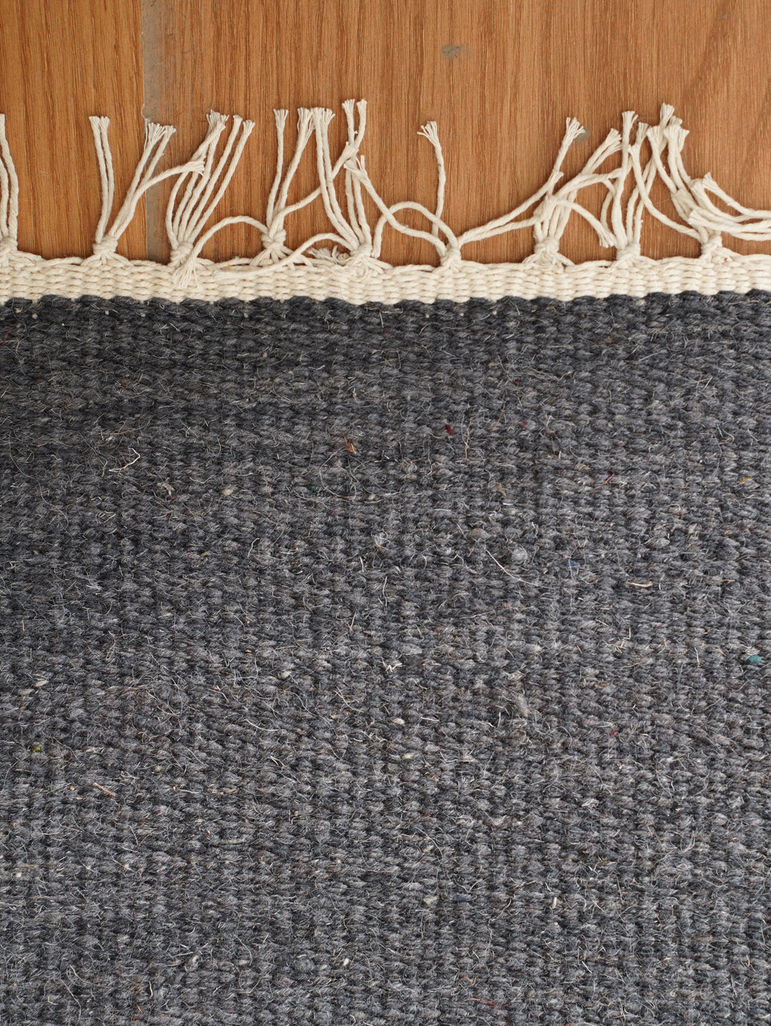 Hand Woven Wool Solid Rug – Clean Minimal Design