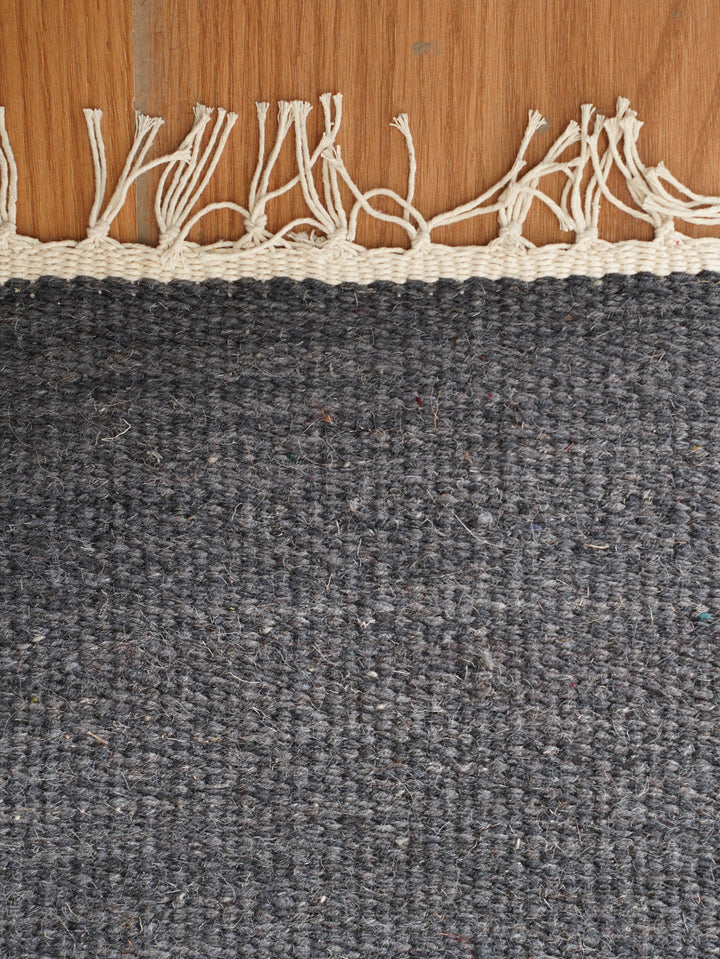 Hand Woven Wool Solid Rug – Clean Minimal Design