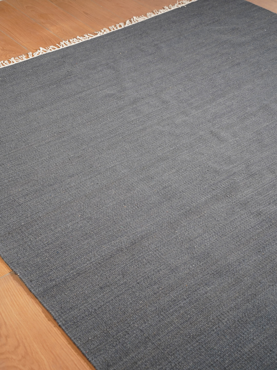 Hand Woven Wool Solid Rug – Clean Minimal Design