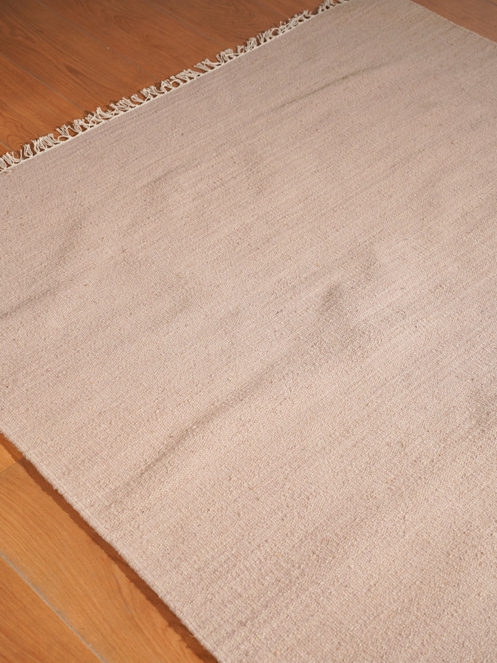 Hand Woven Wool Solid Rug – Clean Minimal Design