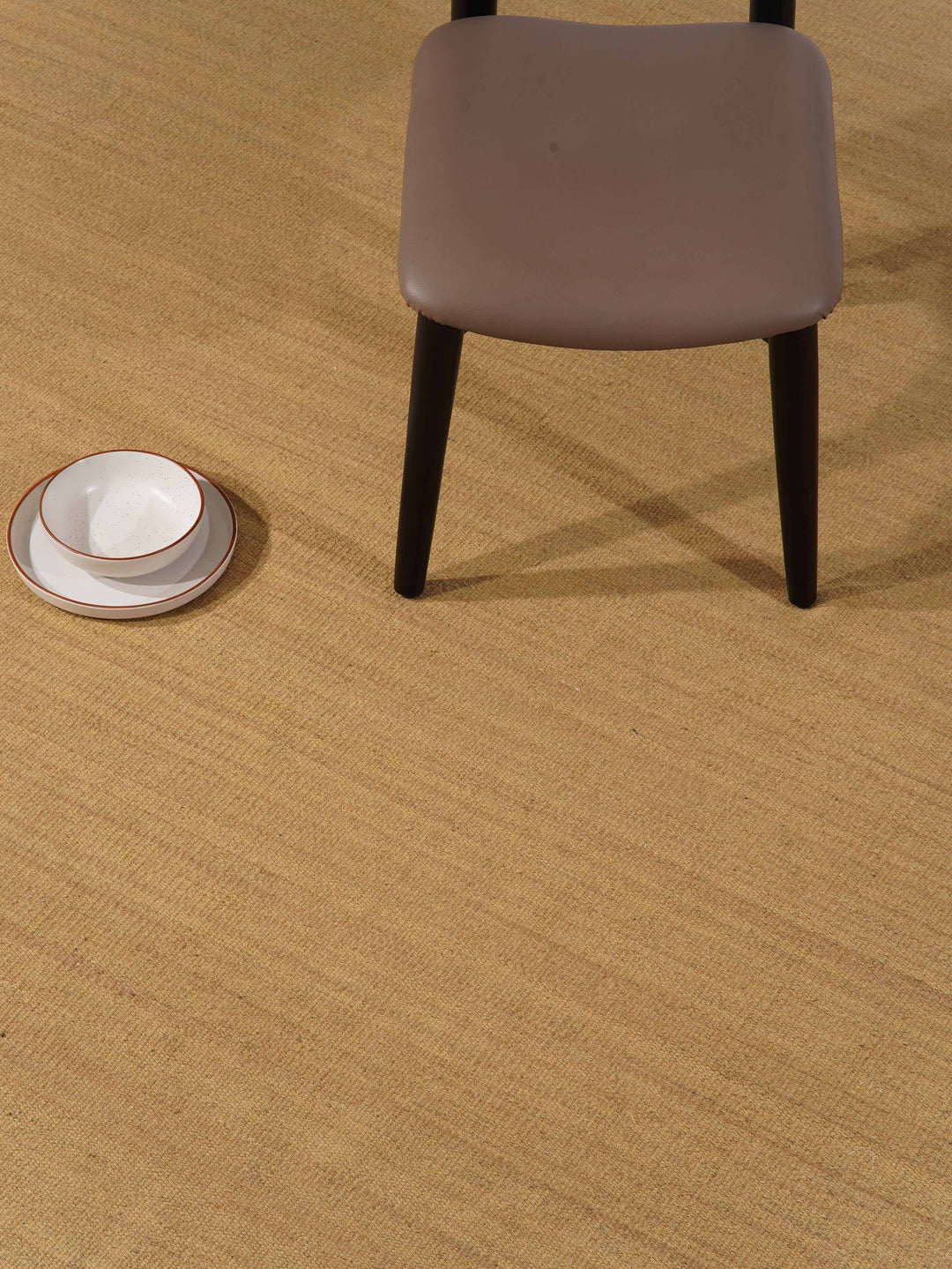Hand Woven Wool Solid Rug – Clean Minimal Design