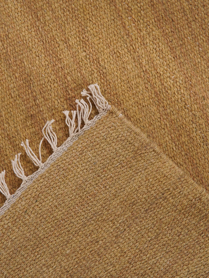 Hand Woven Wool Solid Rug – Clean Minimal Design