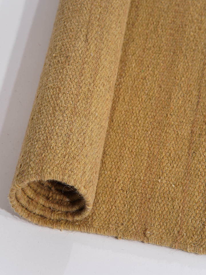 Hand Woven Wool Solid Rug – Clean Minimal Design