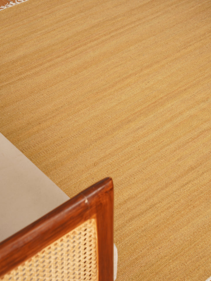 Hand Woven Wool Solid Rug – Clean Minimal Design