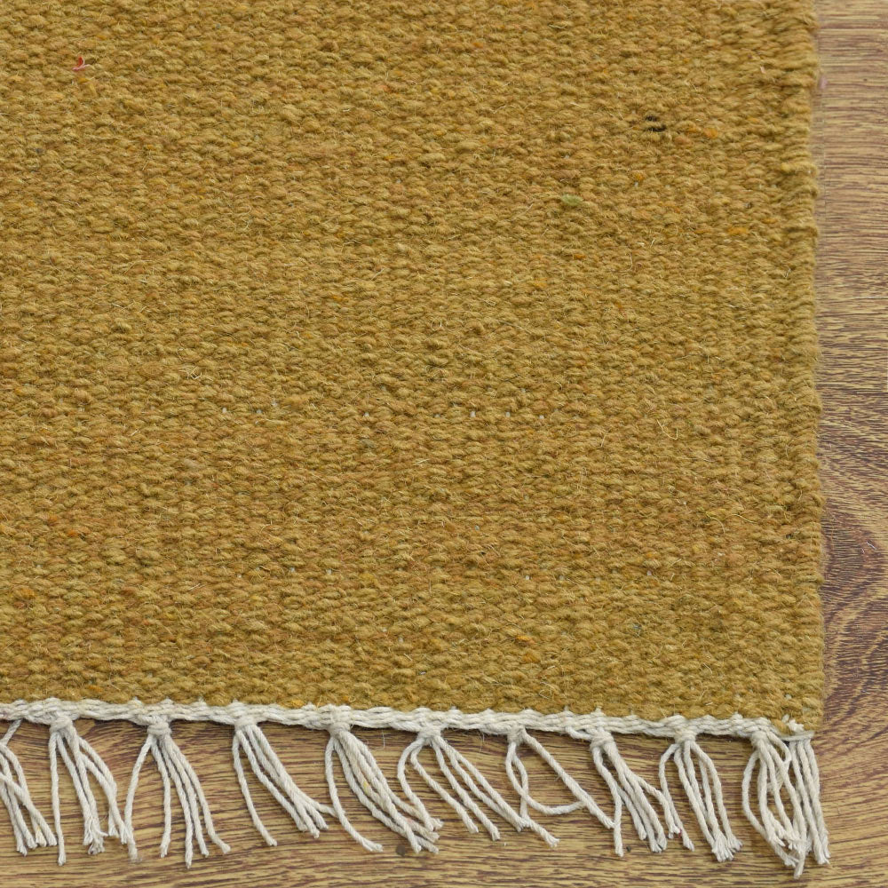 Hand Woven Wool Solid Rug – Clean Minimal Design