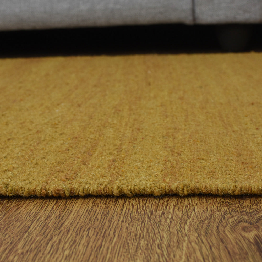 Hand Woven Wool Solid Rug – Clean Minimal Design