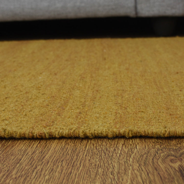 Hand Woven Wool Solid Rug – Clean Minimal Design