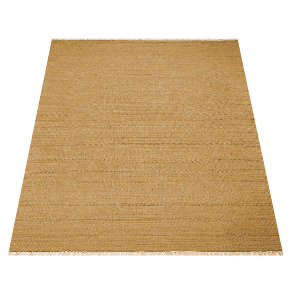 Hand Woven Wool Solid Rug – Clean Minimal Design