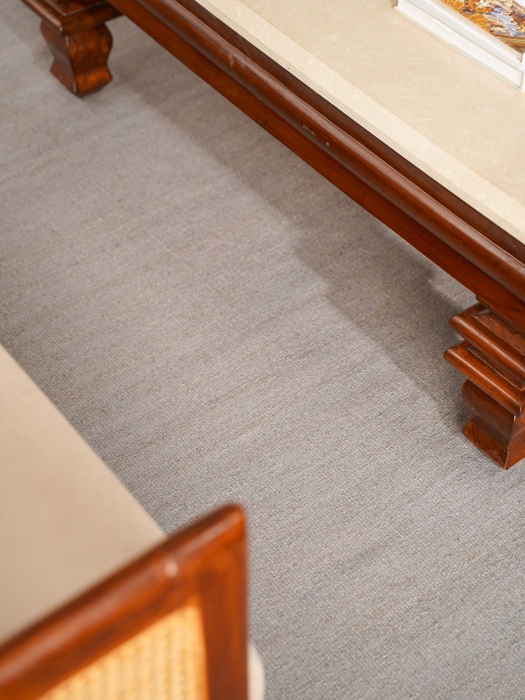 Hand Woven Wool Solid Rug – Clean Minimal Design