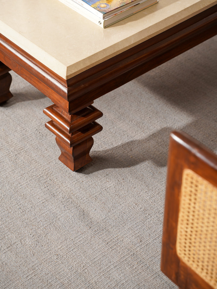 Hand Woven Wool Solid Rug – Clean Minimal Design