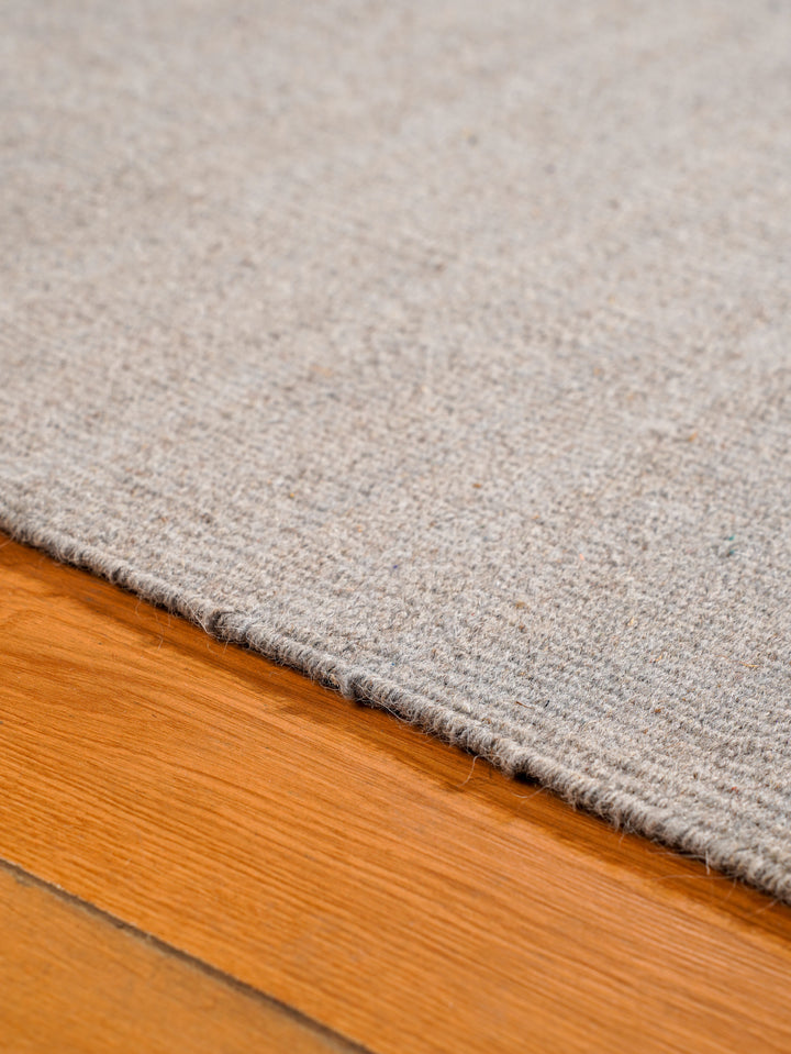 Hand Woven Wool Solid Rug – Clean Minimal Design
