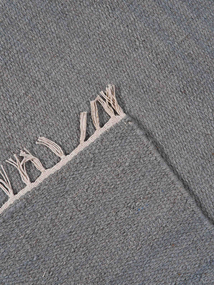 Hand Woven Wool Solid Rug – Clean Minimal Design