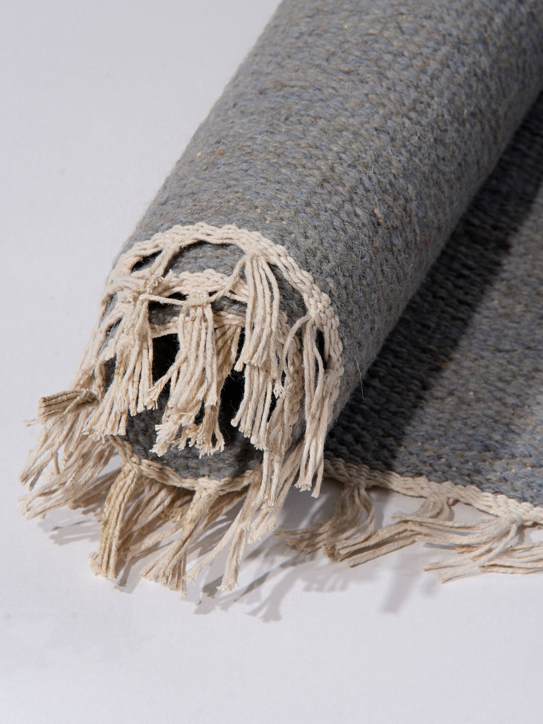 Hand Woven Wool Solid Rug – Clean Minimal Design