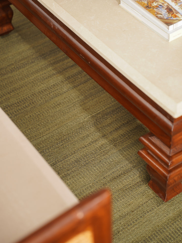 Hand Woven Wool Solid Rug – Clean Minimal Design