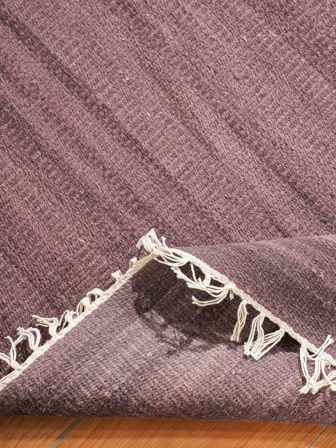 Hand Woven Wool Solid Rug – Clean Minimal Design