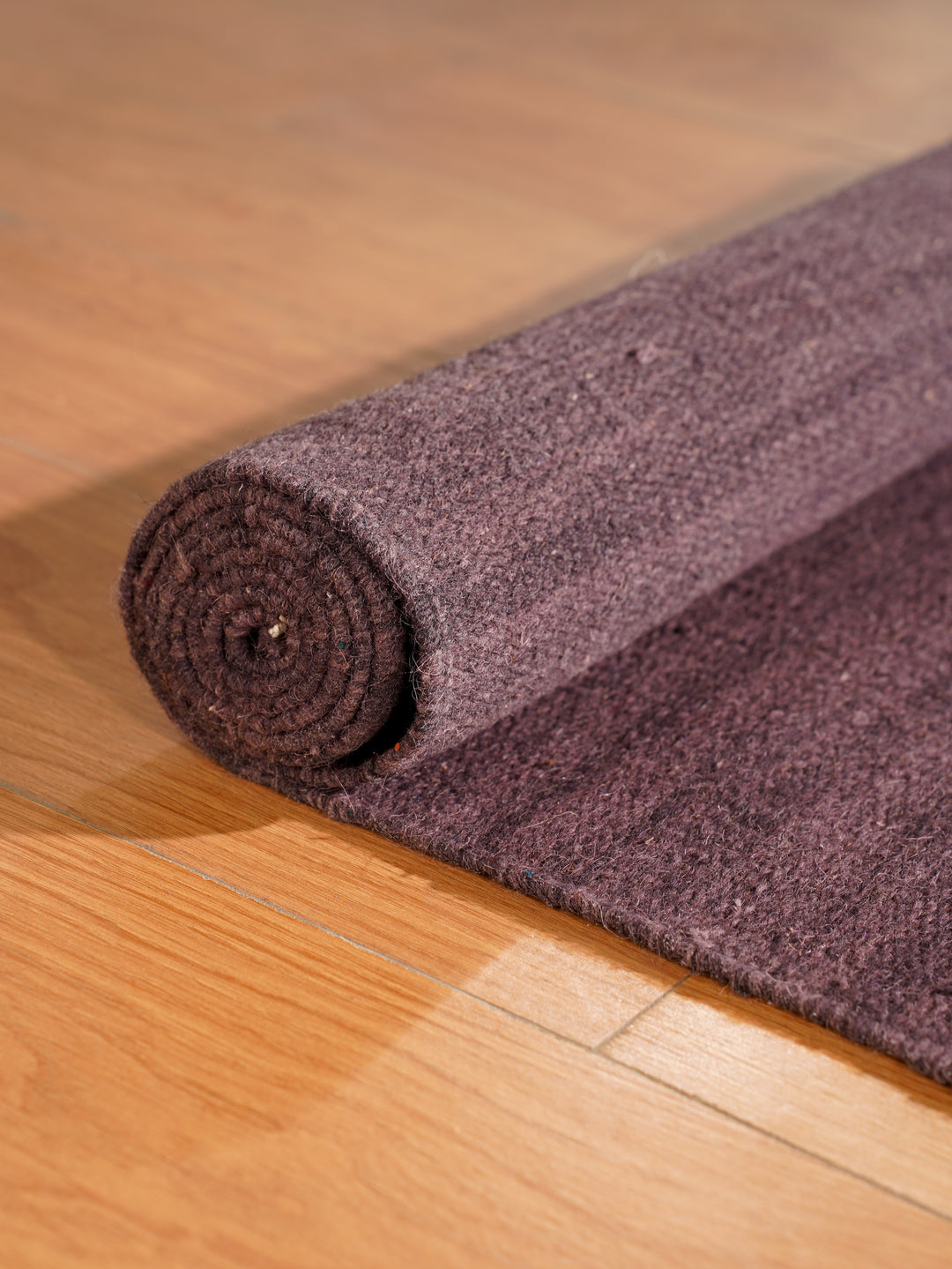 Hand Woven Wool Solid Rug – Clean Minimal Design