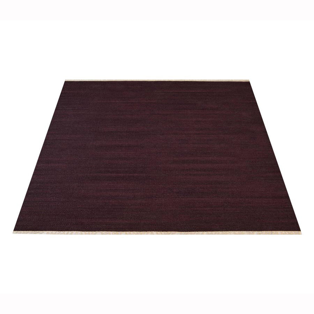 Hand Woven Wool Solid Rug – Clean Minimal Design