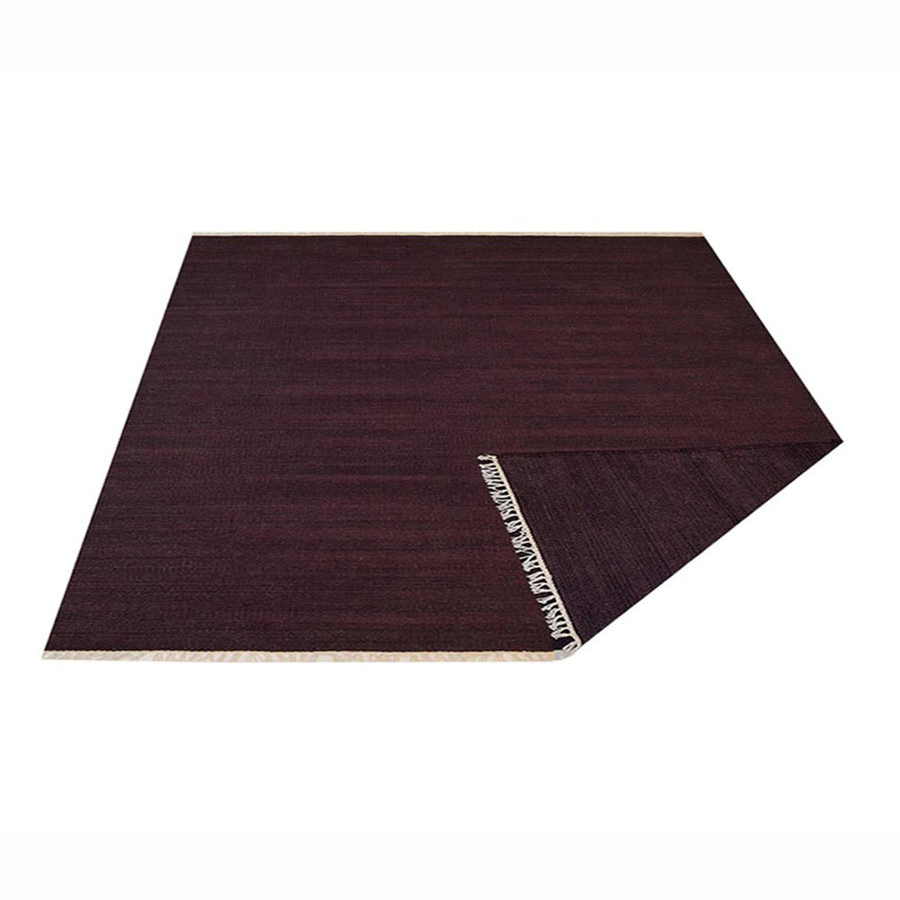 Hand Woven Wool Solid Rug – Clean Minimal Design