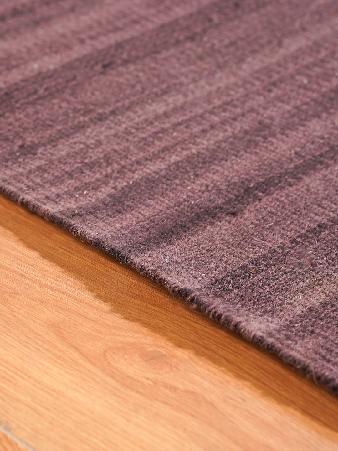 Hand Woven Wool Solid Rug – Clean Minimal Design
