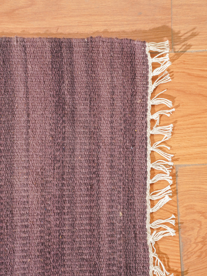 Hand Woven Wool Solid Rug – Clean Minimal Design