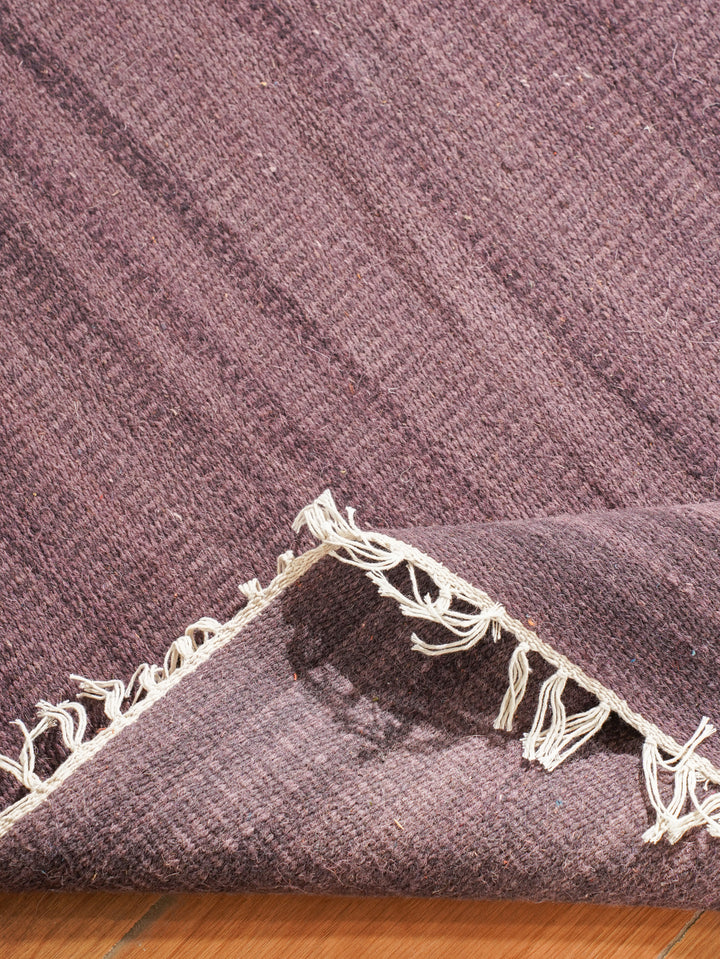 Hand Woven Wool Solid Rug – Clean Minimal Design