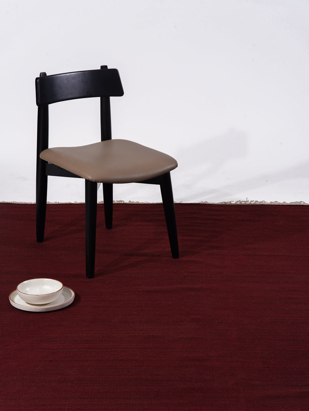 Hand Woven Wool Solid Rug – Clean Minimal Design