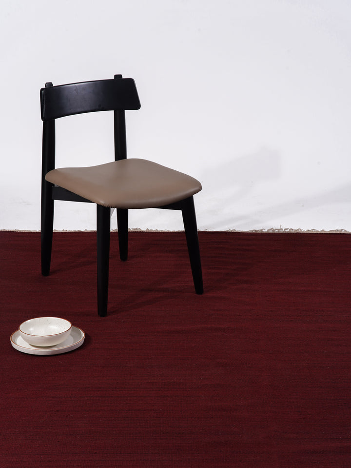 Hand Woven Wool Solid Rug – Clean Minimal Design