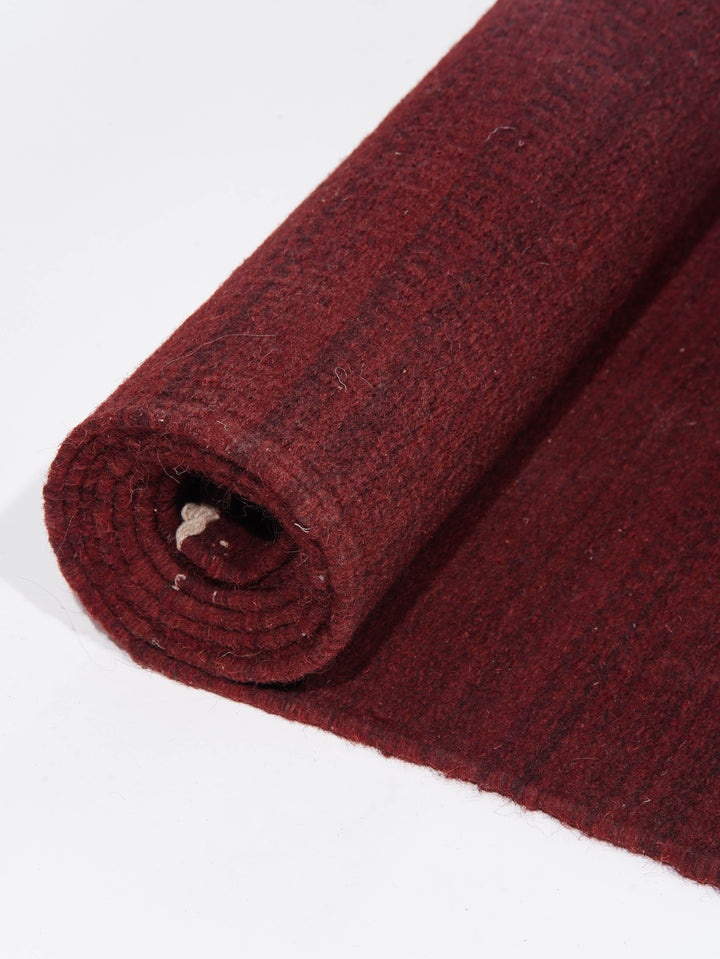 Hand Woven Wool Solid Rug – Clean Minimal Design