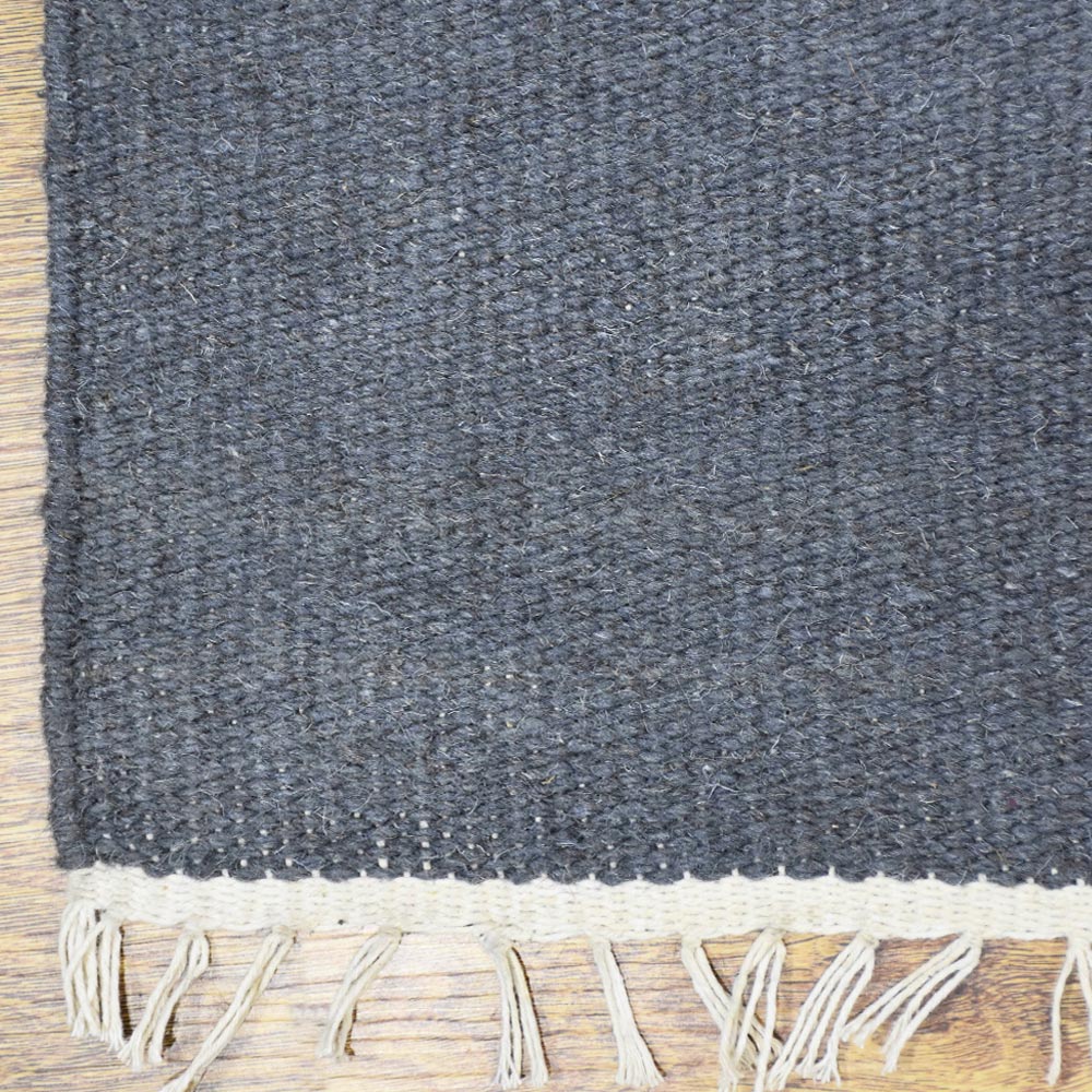 Hand Woven Wool Solid Rug – Clean Minimal Design