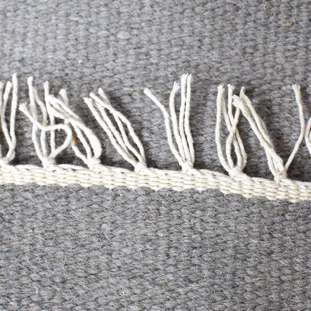 Hand Woven Wool Solid Rug – Clean Minimal Design