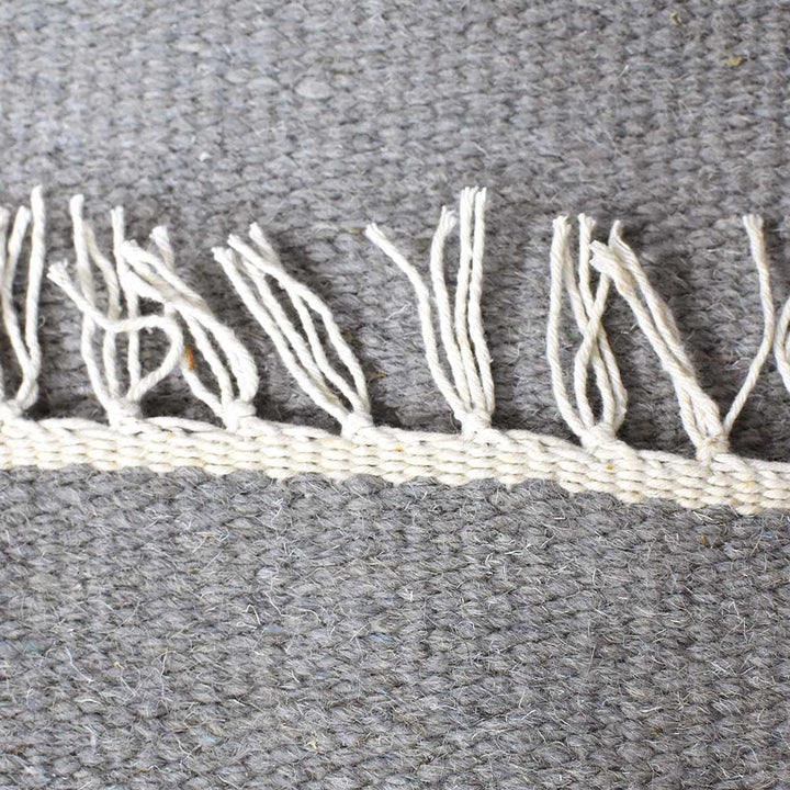 Hand Woven Wool Solid Rug – Clean Minimal Design